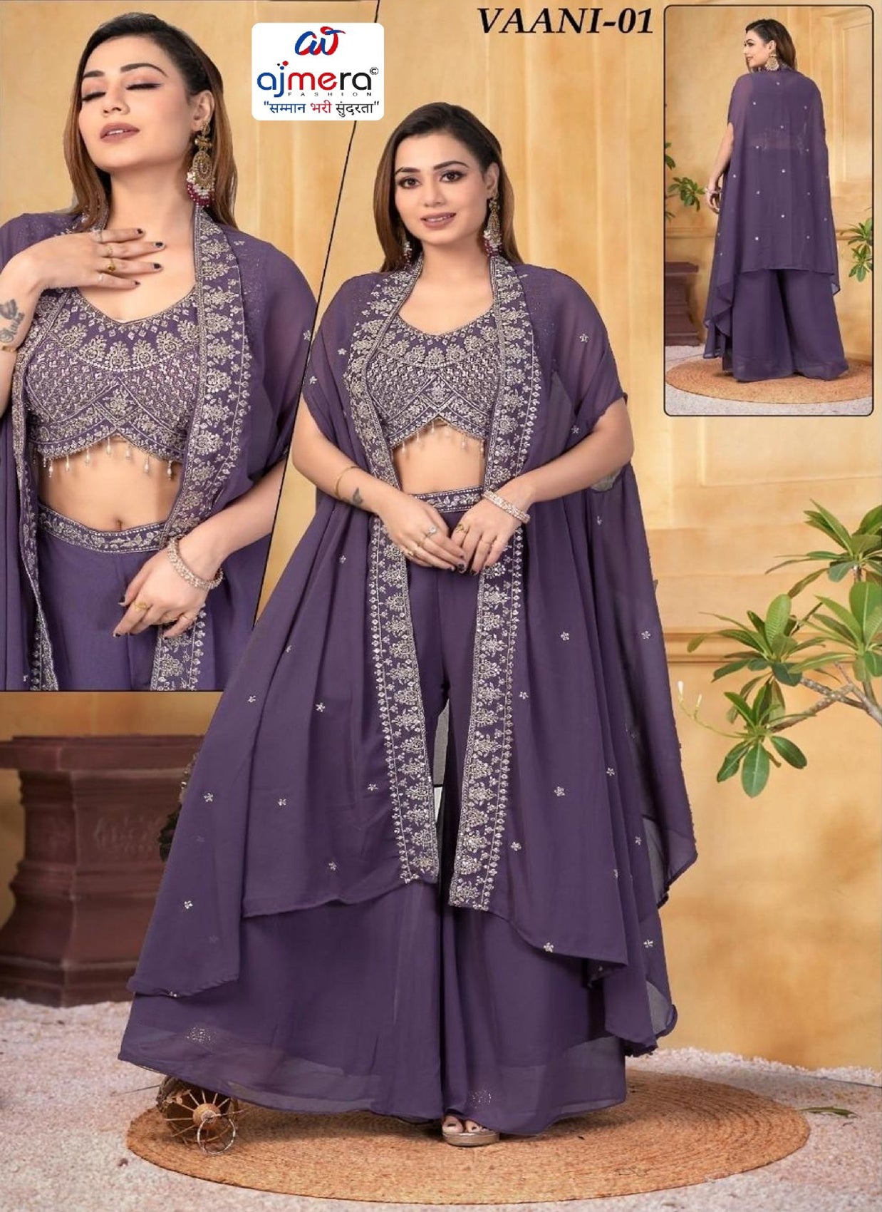 Elegant Georgette Designer Party Wear Gown for Women | KTX-VANI-01