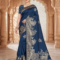 Traditional Jacquard Silk Saree With Blouse Piece | TUL-HUMJOLI SILK VOL-24