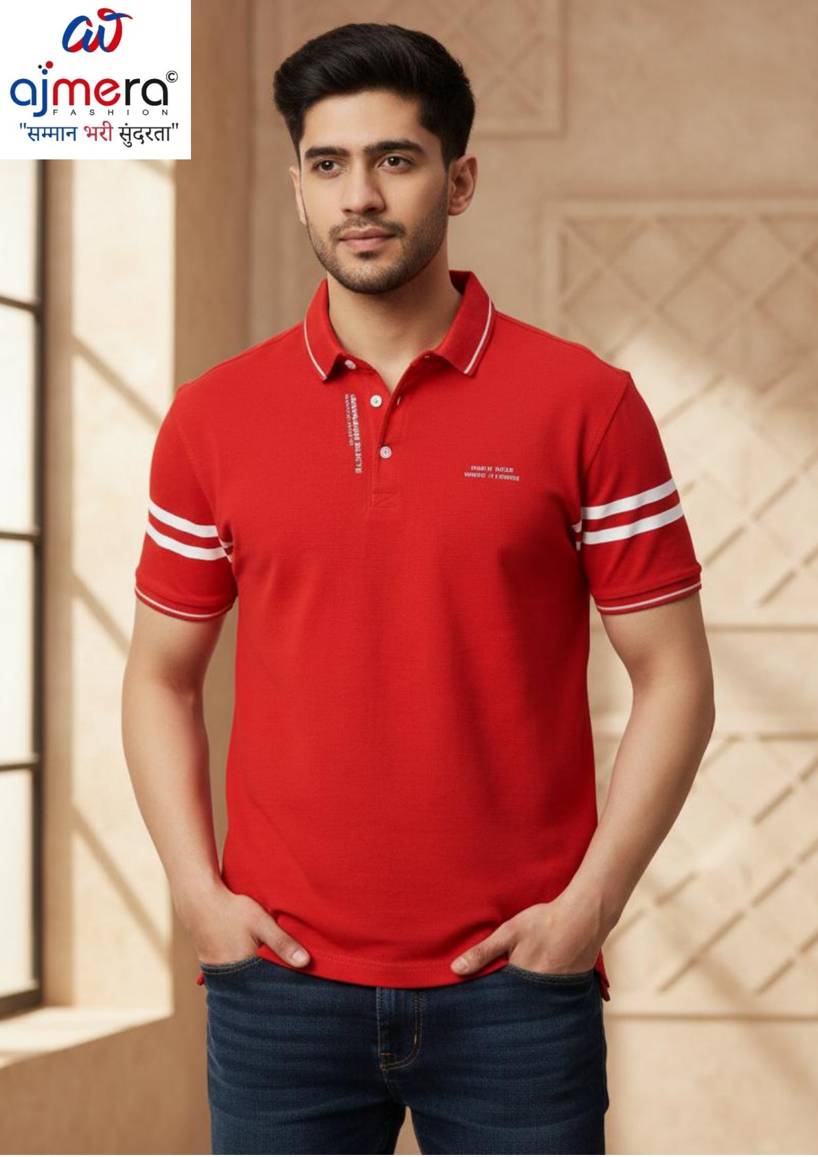 Mens T-Shirt Supplier India | JPSTSPOGL031