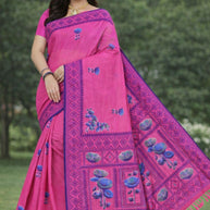 Designer Rapier Silk Matching Saree With Blouse Piece | DBU-HANSHA COTTON VOL-2