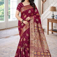 Grand Craft Jacquard Silk Saree With Blouse Piece | TUL-CLEAR SILK VOL-18