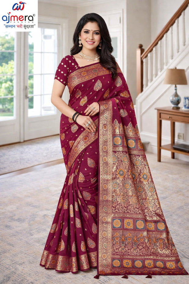 Grand Craft Jacquard Silk Saree With Blouse Piece | TUL-CLEAR SILK VOL-18