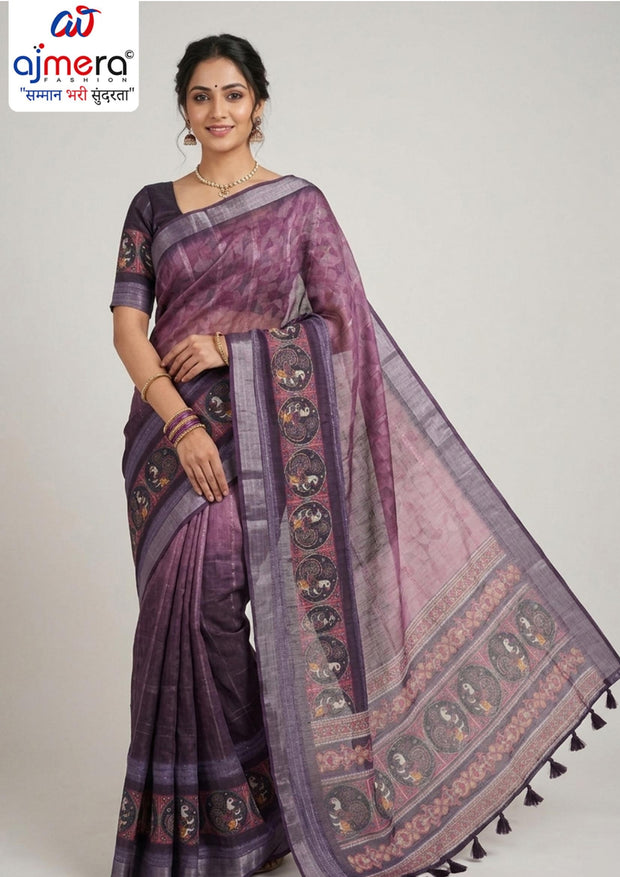 Exclusive Jacquard Silk Saree with Blouse Piece for Premium Cultural Wear | MDW-RIYANSHIKA