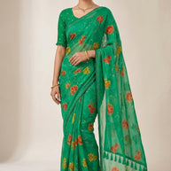 Fancy Print Loose Saree with Blouse for Premium Ethnic and Traditional Wear | BMS-DEEPIKA