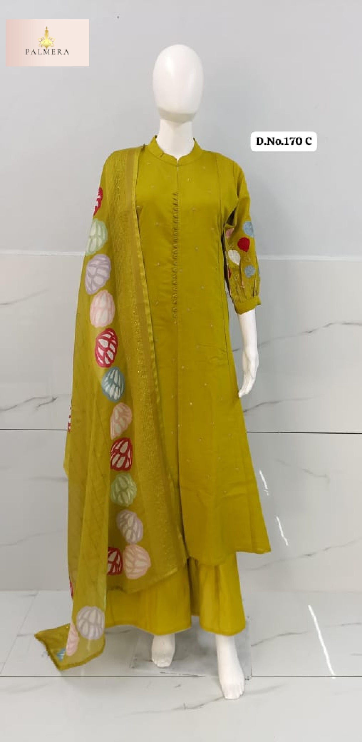 Elegant Designer Palmera Kurti Set for Women | MIK-170C