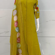 Elegant Designer Palmera Kurti Set for Women | MIK-170C