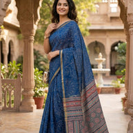 Designer Printed Saree with Blouse Piece for Special Occasions  | RMF-BRIDAL VOL-5