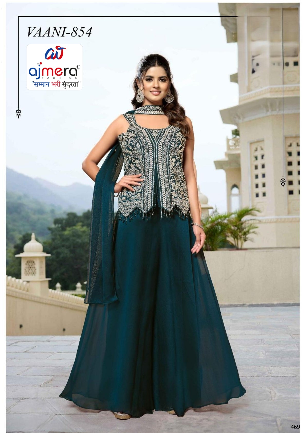 Designer Rangoli Gown for Women | JNX-VAANI854-XL