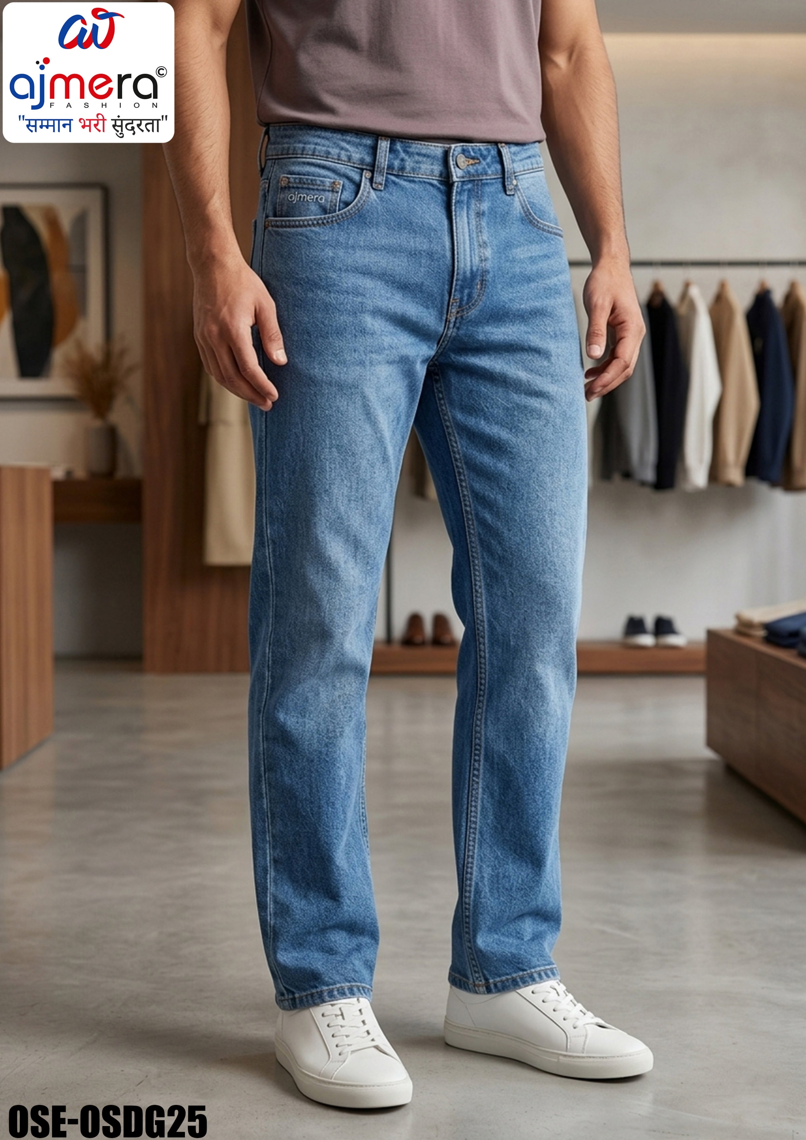 Premium Men's Denim Jeans for Casual & Everyday Wear | OSE-OSDG25