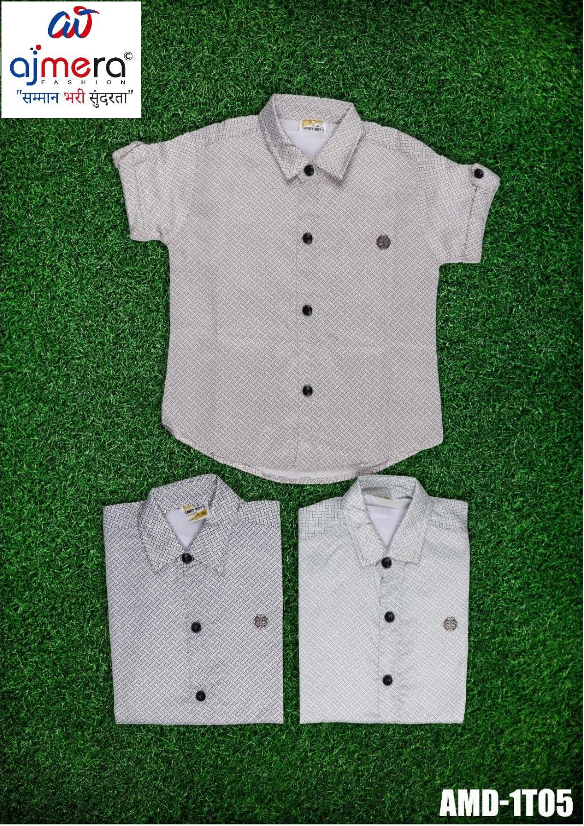 Kids Shirt Wholesale in Surat | AMD-1TO5-A