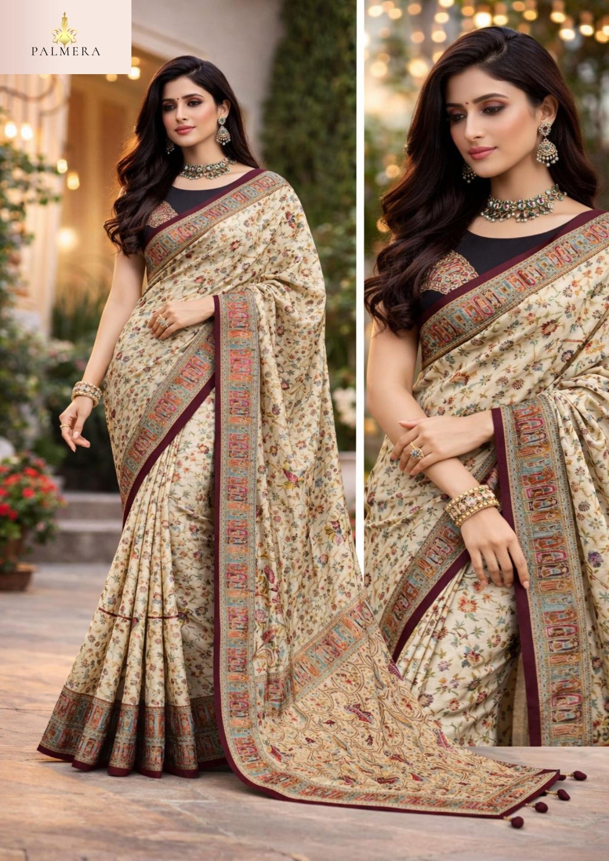 Ganga Blended Silk Saree with Blouse for Premium Ethnic and Designer Wear | ALL-GANGA-04