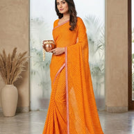 Beautiful Printed Saree with Blouse Piece for Cultural Celebrations | VER-HEERA-42263