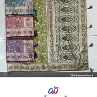 Rich Jacquard Silk Saree with Blouse Piece for Sophisticated Ethnic Style | HLO-RAJSHREE-4