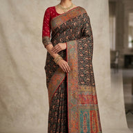 Stylish Weave Jacquard Silk Saree With Blouse Piece | PGT-AIRA