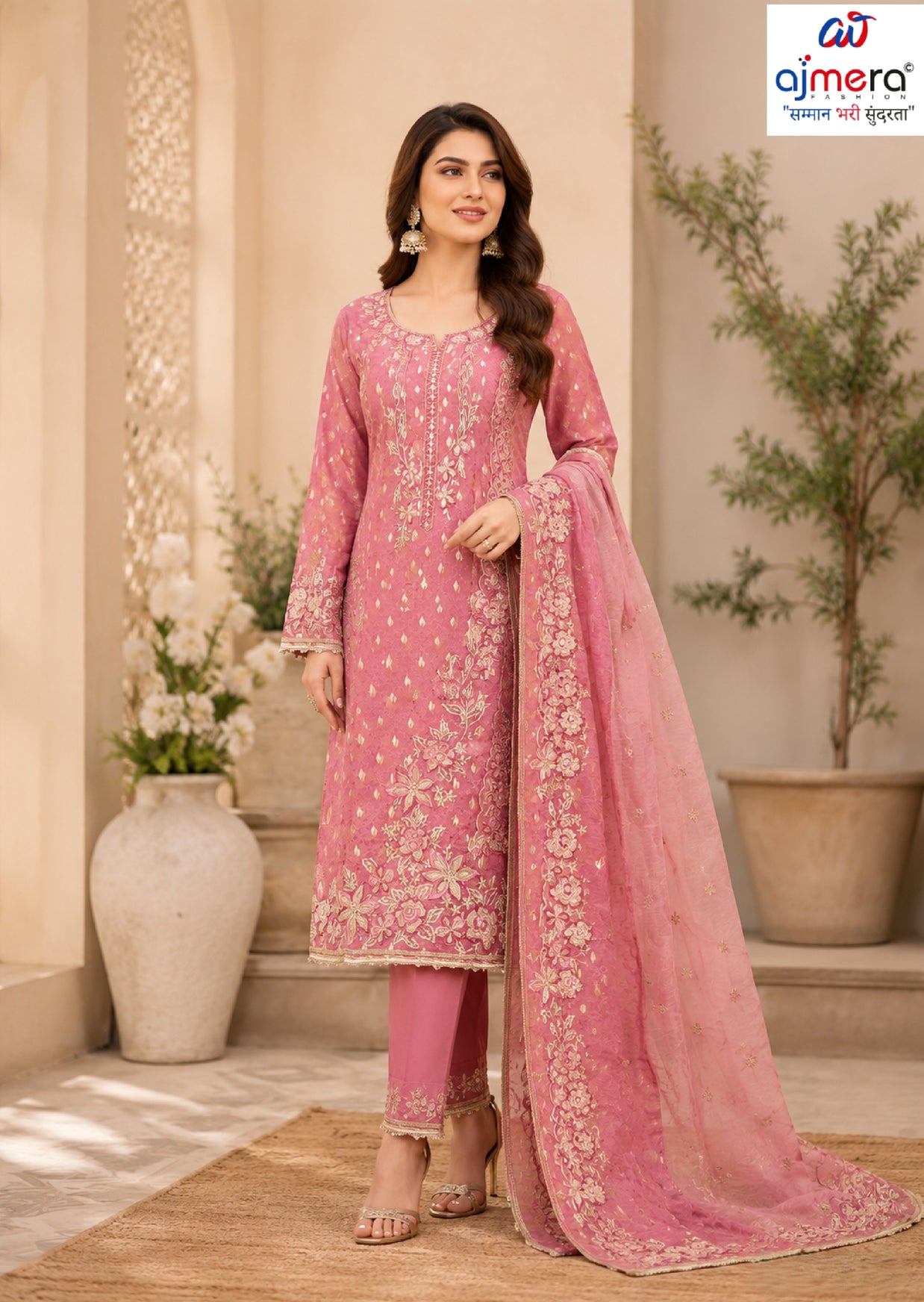 Premium Viscose Unstitched Suit Set | AAR-ZURI