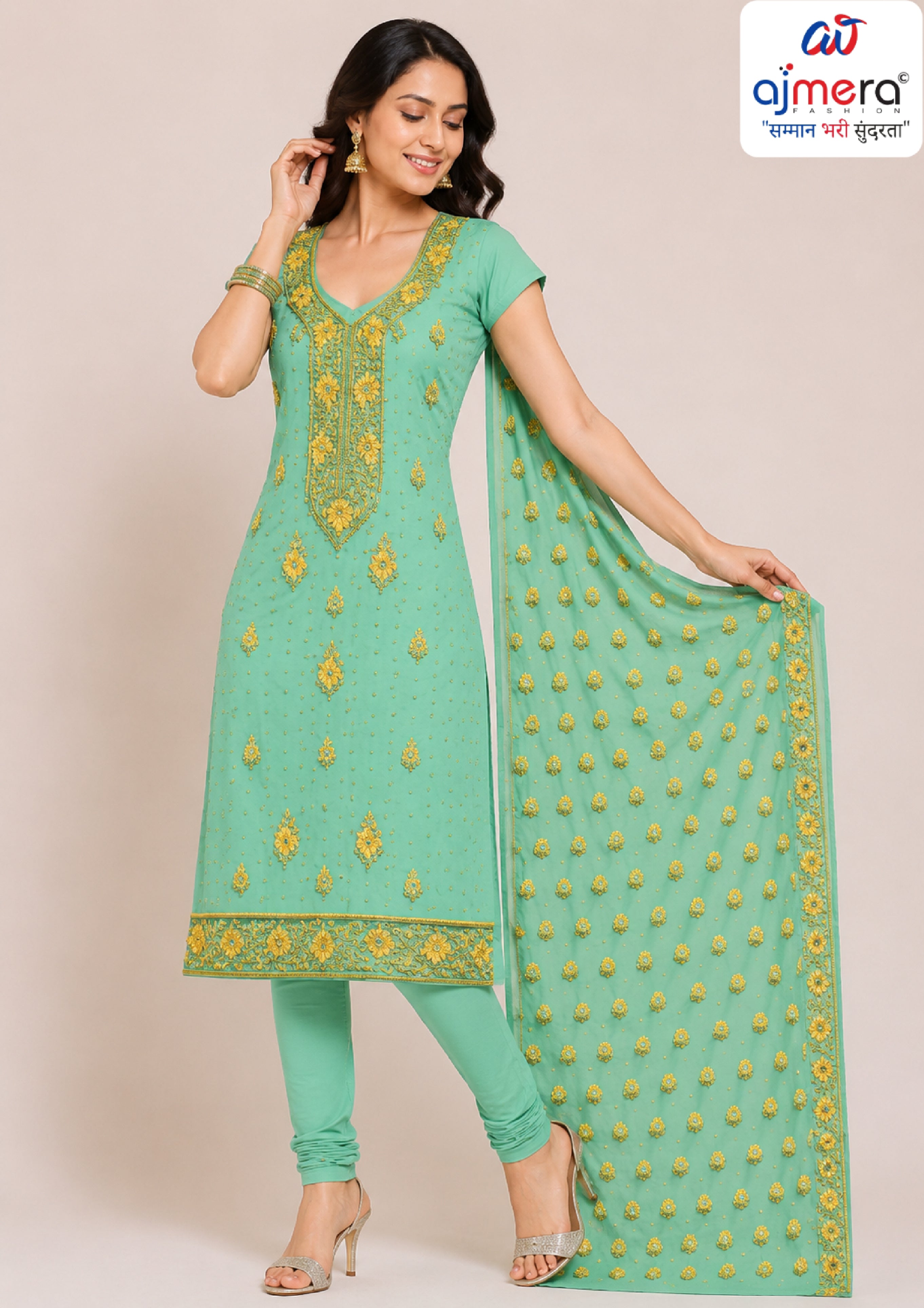 Premium Jaam Unstitched Suit Set | RPY-CHARGER-2