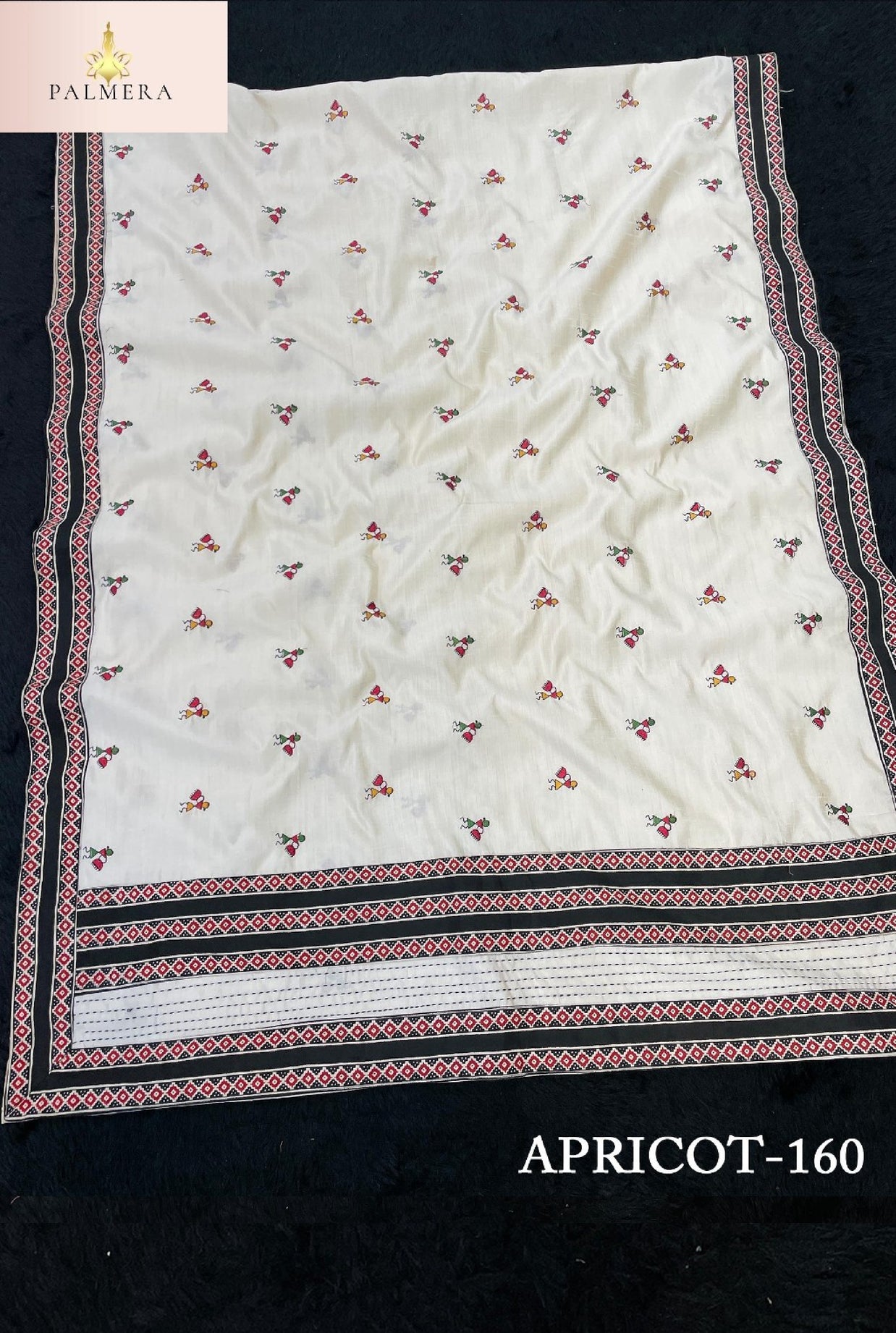 Apricot Linen Saree with Blouse for Premium Ethnic and Designer Wear | ALL-APRICOT-160