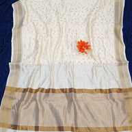 Apricot Khadi Saree with Blouse for Premium Ethnic and Designer Wear | ALL-APRICOT-47