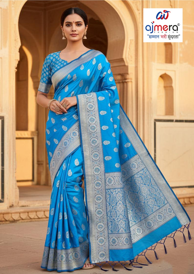 Rich Jacquard Silk Saree without Blouse for Sophisticated Ethnic Style | DS-YAMUNA