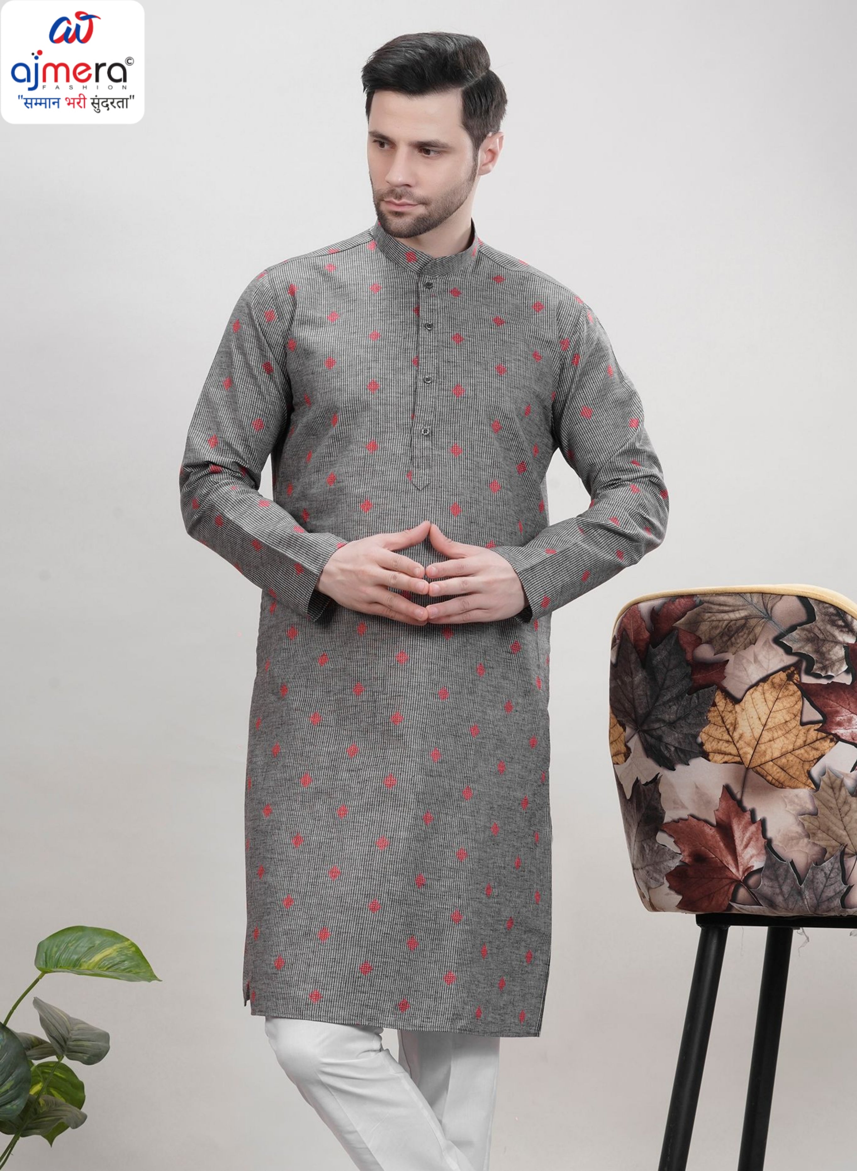 Premium Men's Kurta & Pajama for Wedding & Festive Wear | SNA-MKP12893