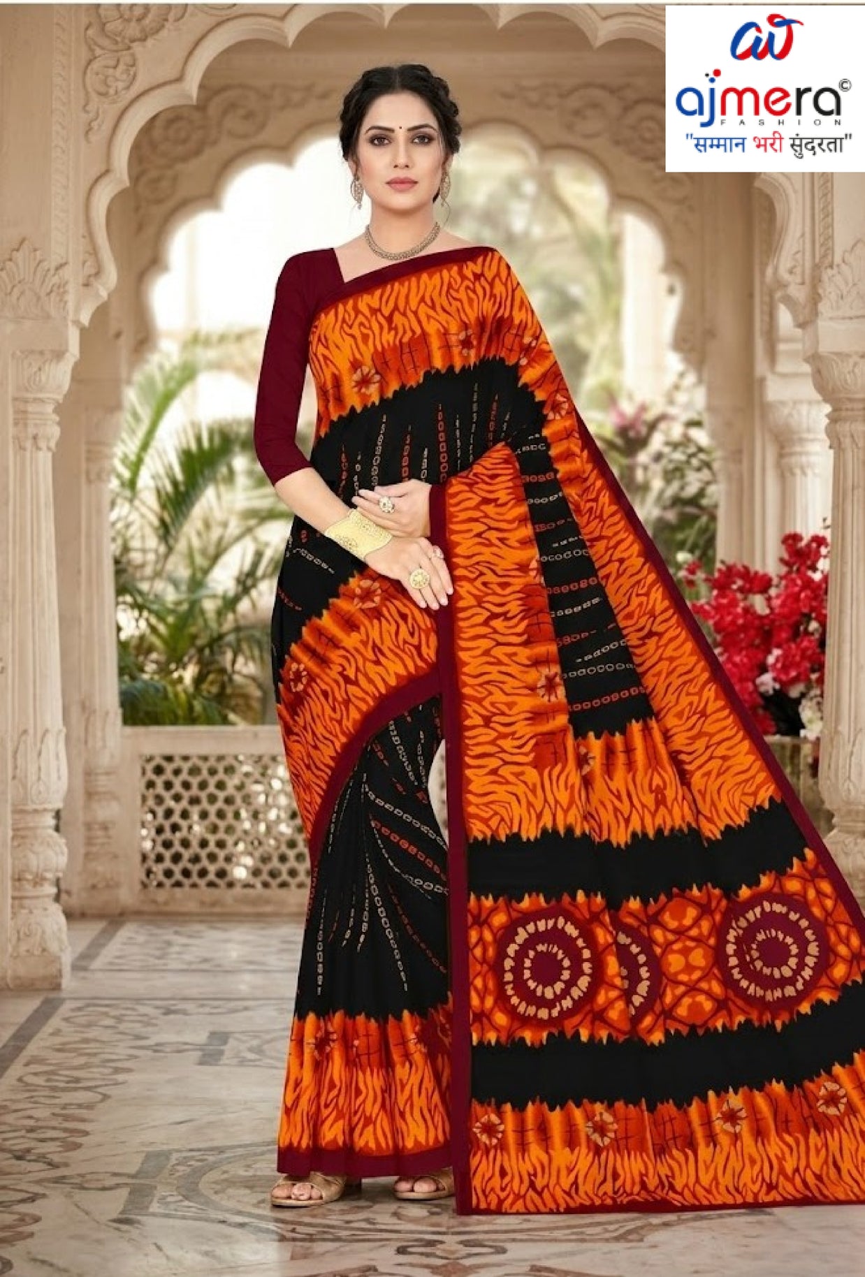Fancy Cotton Saree with Without Blouse for Premium Ethnic and Traditional Wear | DS-5G