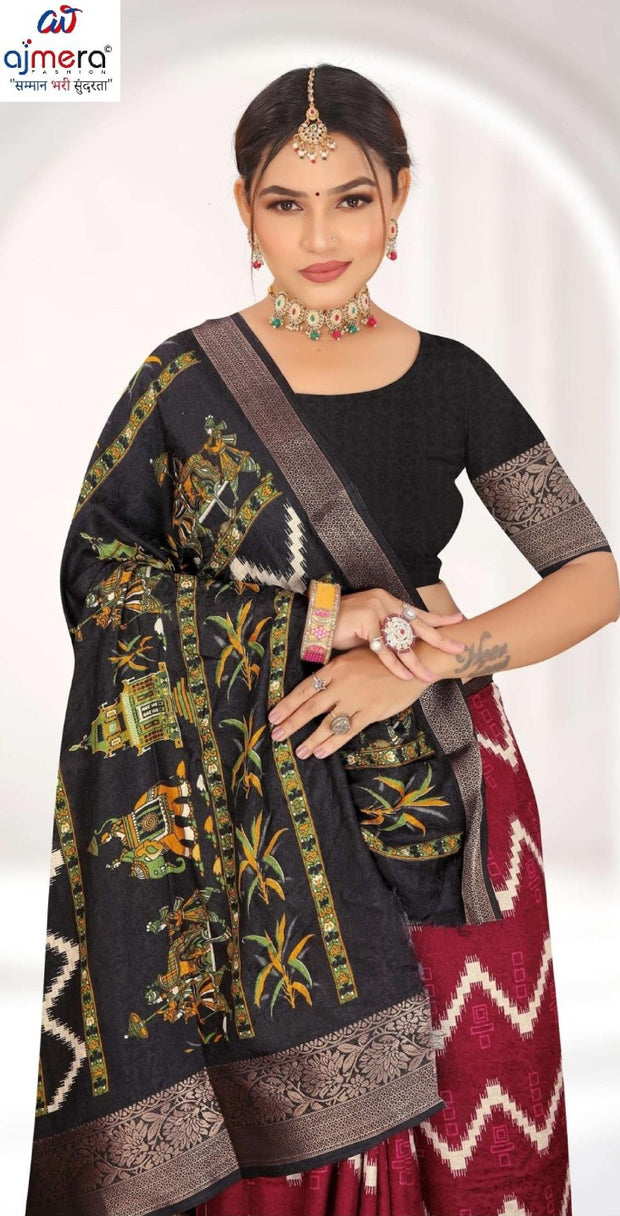 Stylish Printed Saree with Blouse Piece for Traditional Celebrations  | RDD-VARSHINI VOL-04