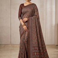 Digital Print Saree with Blouse Piece for Premium Ethnic and Traditional Wear | STG-MUSI