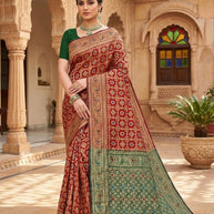 Detailed Rapier Silk Matching Saree With Blouse Piece | TUL-KALASH SILK VOL-05