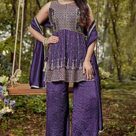 Elegant Chinon Designer Party Wear Gown for Women | SHP-ADDA-52