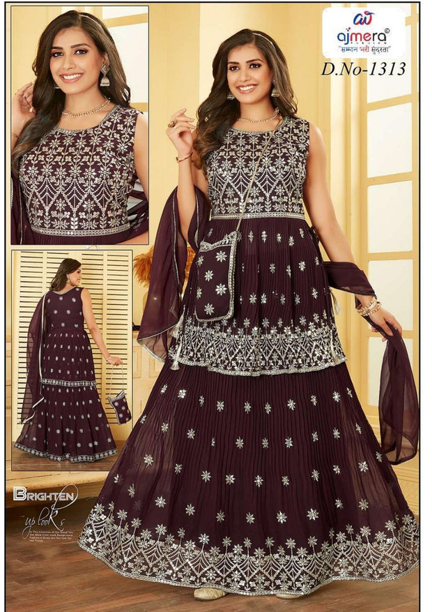 Elegant Designer Party Wear Gown for Women | KTX-1313