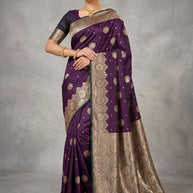 Silken Jacquard Silk Saree With Blouse Piece | VML-LOOM LIGHT