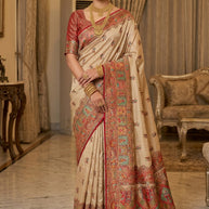 Fine Craft Jacquard Silk Saree With Blouse Piece | STZ-ADHYA