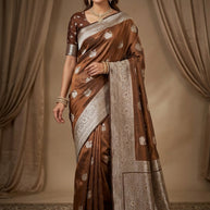 Charm Jacquard Silk Saree With Blouse Piece | GTE-PREMIUM