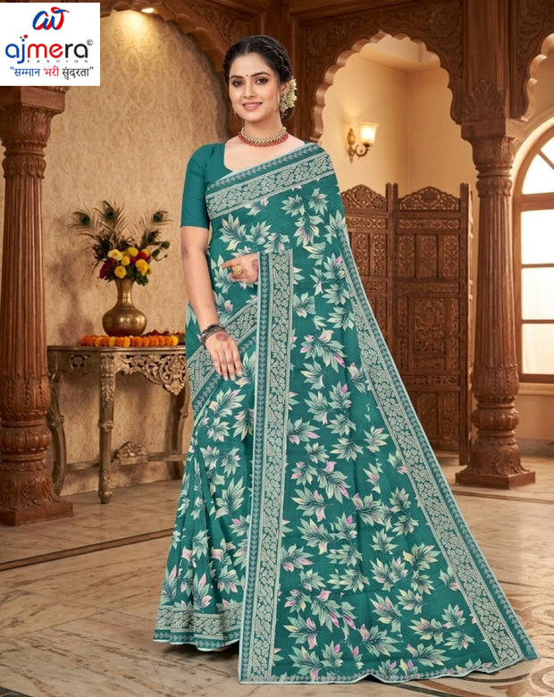Beautiful Printed Saree with Blouse Piece for Cultural Celebrations | GPT-MEGHA-3