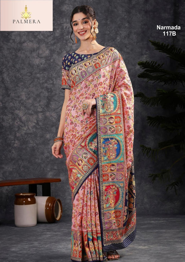 Palmera Saree Wholesaler and Palmera Saree Supplier | ALL-NARMADA-117