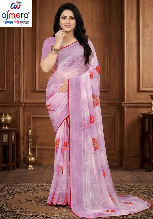 Graceful Printed Saree with Blouse Piece for Modern Ethnic Fashion | TTS-SAJAWAT VOL-2
