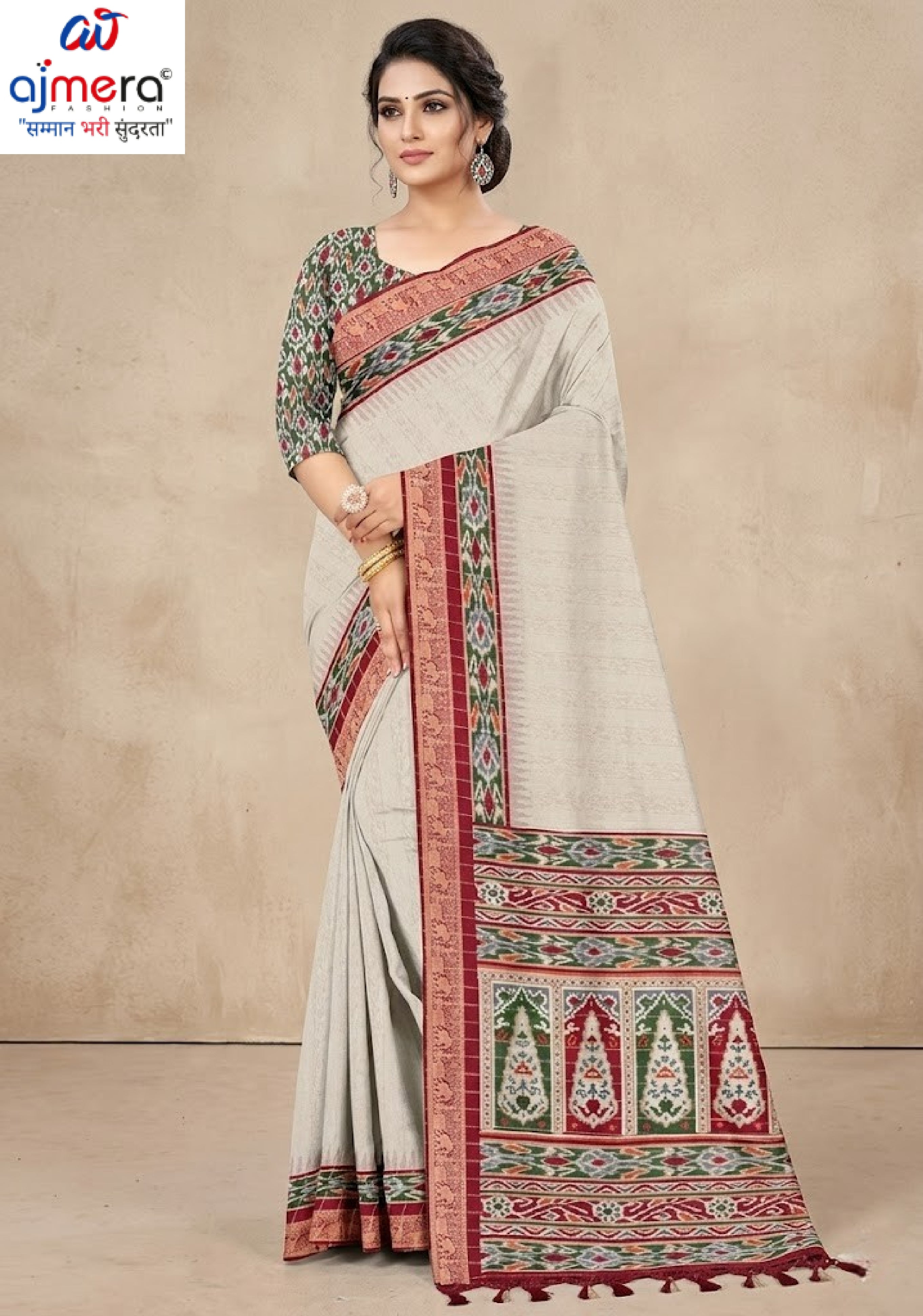 Exclusive Printed Saree with Blouse Piece for Elegant Ethnic Look  | PUS-JALPARI-6