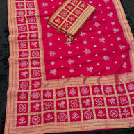Bangal Era Viscose Saree with Blouse for Premium Ethnic and Designer Wear | ALL-BANGAL ERA-120