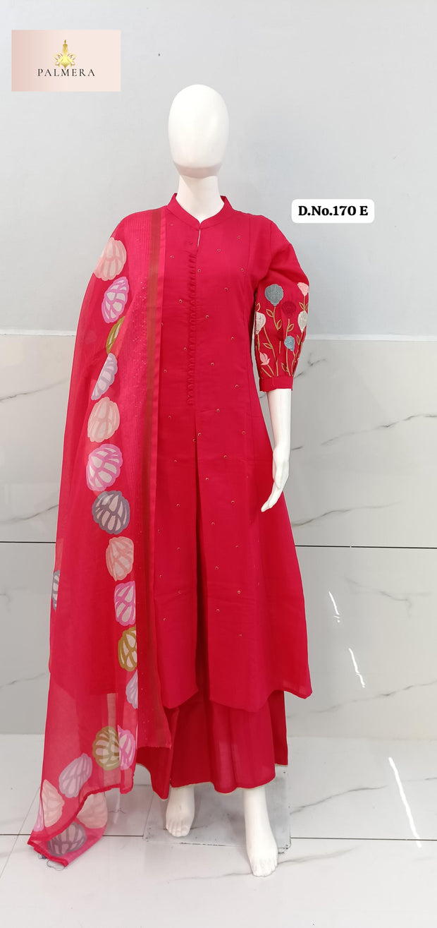 Elegant Designer Palmera Kurti Set for Women | MIK-170E