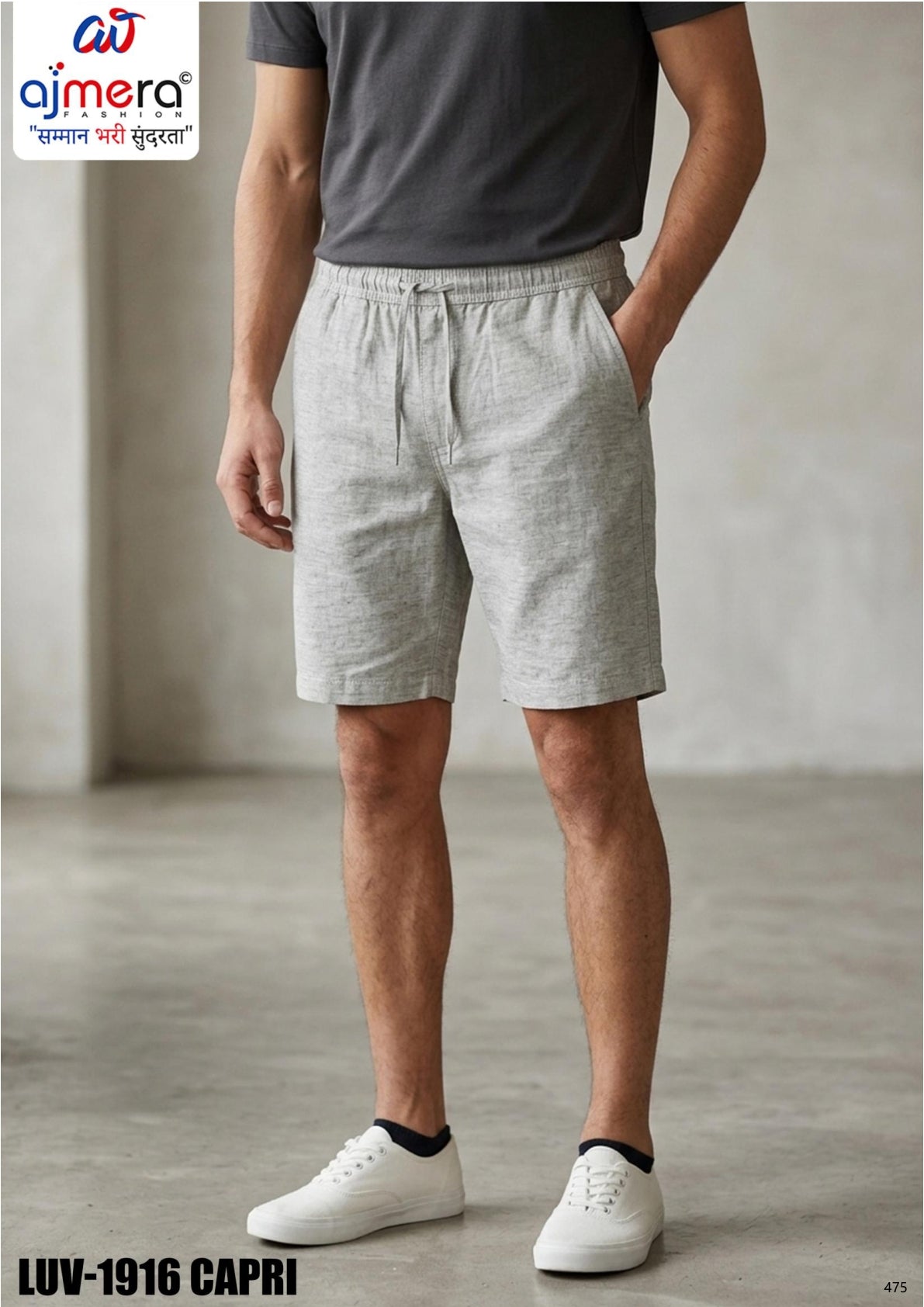 Premium Men's Capri for Casual & Everyday Wear | LUV-1916 CAPRI