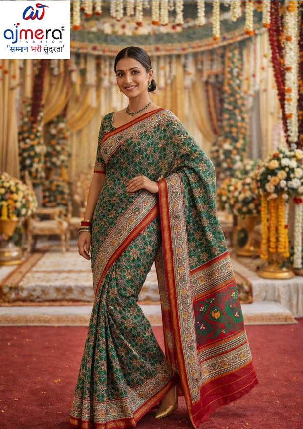 Graceful Printed Saree with Blouse Piece for Modern Ethnic Fashion | RMF-BRIDAL VOL-4