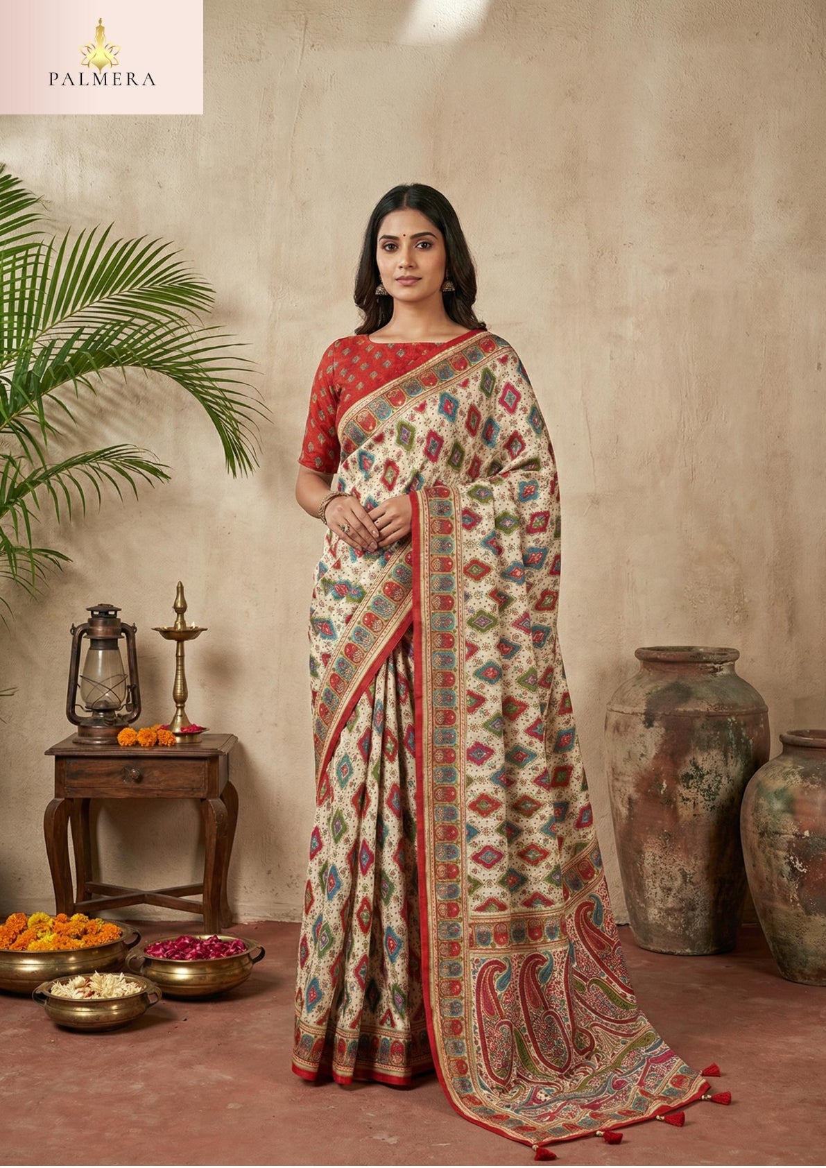 Ganga Silk Saree with Blouse for Premium Ethnic and Designer Wear | ALL-GANGA-30