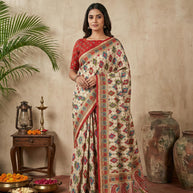 Ganga Silk Saree with Blouse for Premium Ethnic and Designer Wear | ALL-GANGA-30