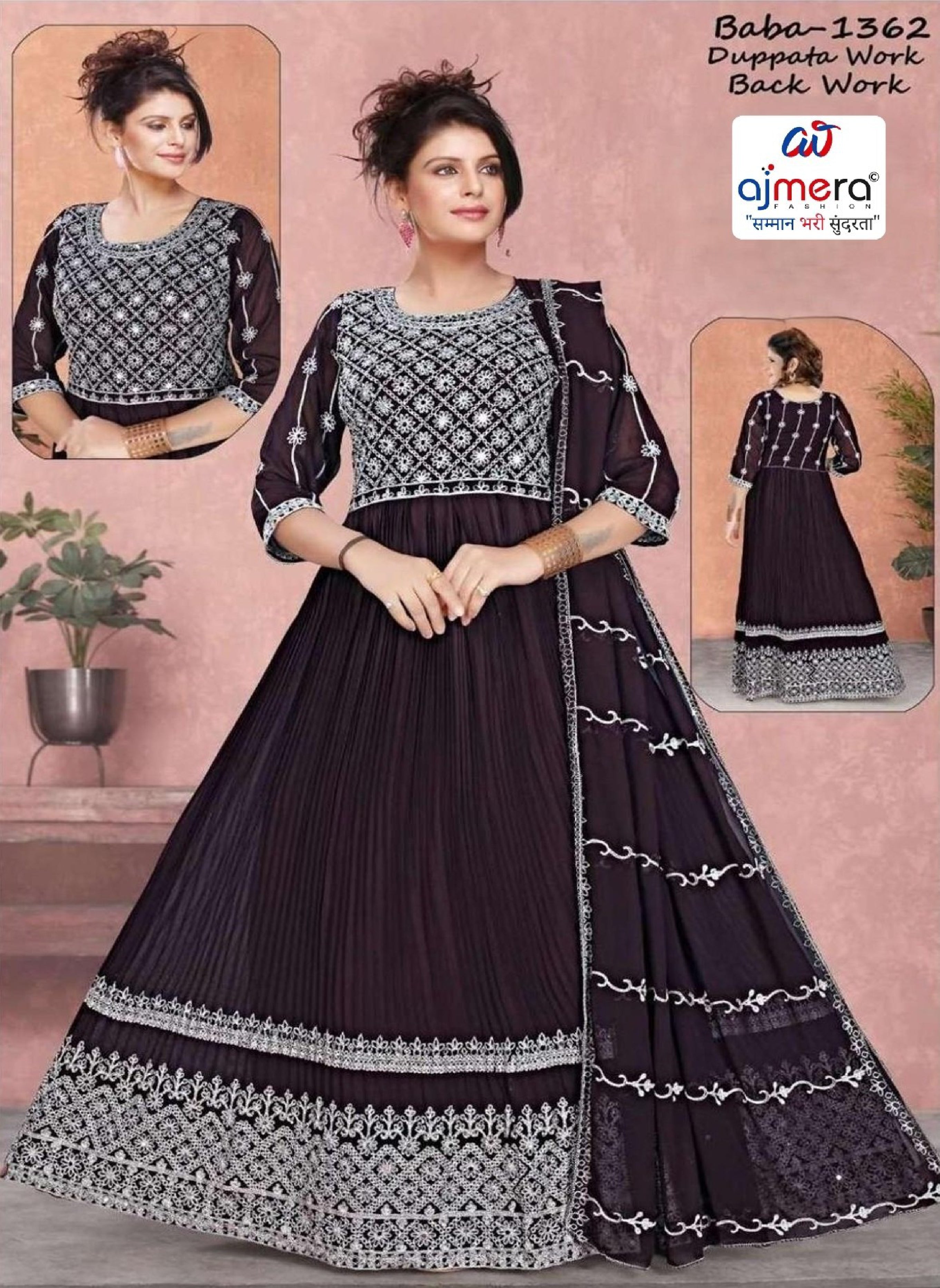Elegant Designer Party Wear Gown for Women | KLN-1362