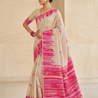 Exclusive Jacquard Silk Saree with Blouse Piece for Premium Cultural Wear | DBU-MAKHAN CHOR