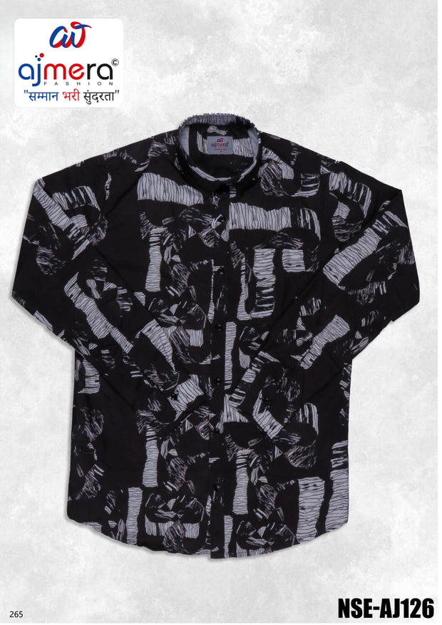 Mens Shirt Bulk Supplier India for Retailers | NSE-AJ126