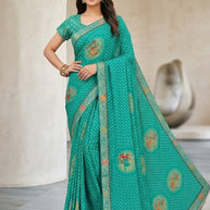 Fashionable Printed Saree with Blouse Piece for Festive Collection | RDD-NIKITA VOL-03