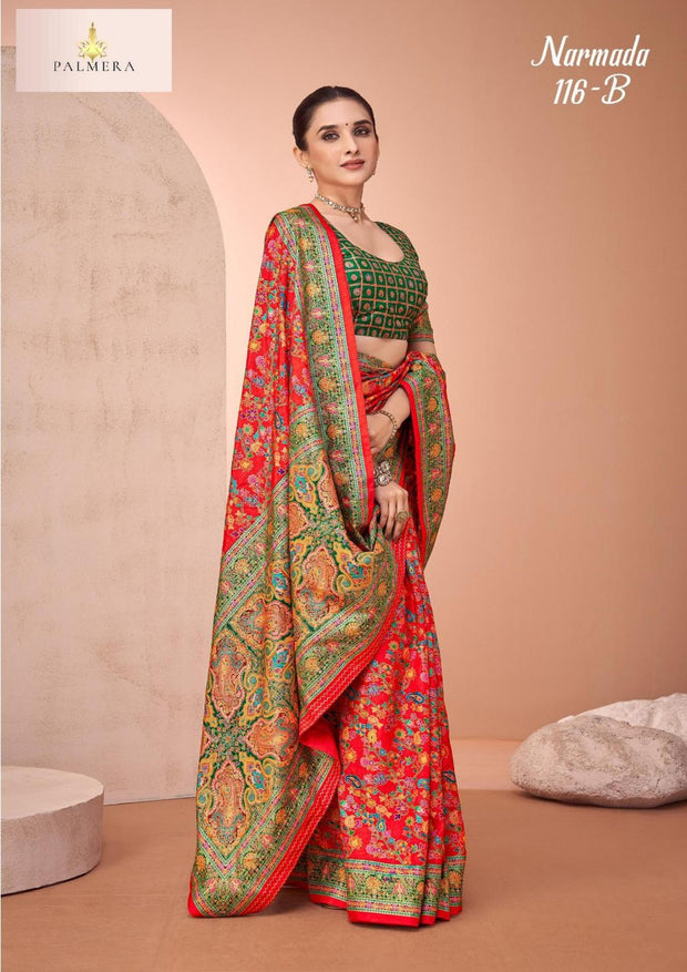 Palmera Saree Manufacturer and Palmera Saree Supplier | ALL-NARMADA-116
