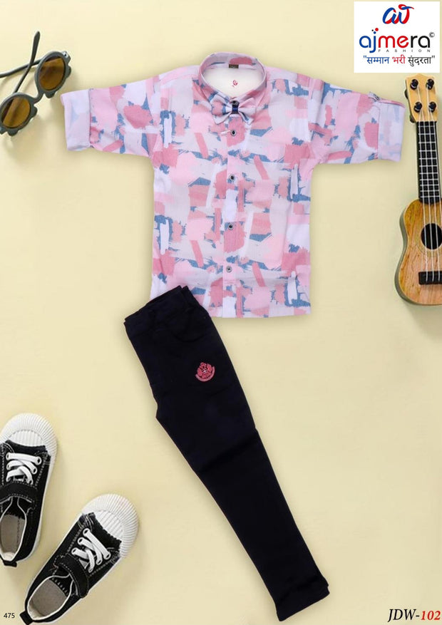 Wholesale Boys Shirt & Pant Set | JDW-102
