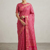 Silk Digital Printed Saree with Blouse Piece for Premium Ethnic and Traditional Wear | STG-DIKHU